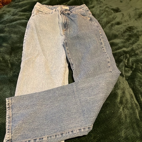 Garage 2-Toned High-Waist Jeans Size 26/3 - Picture 2 of 7